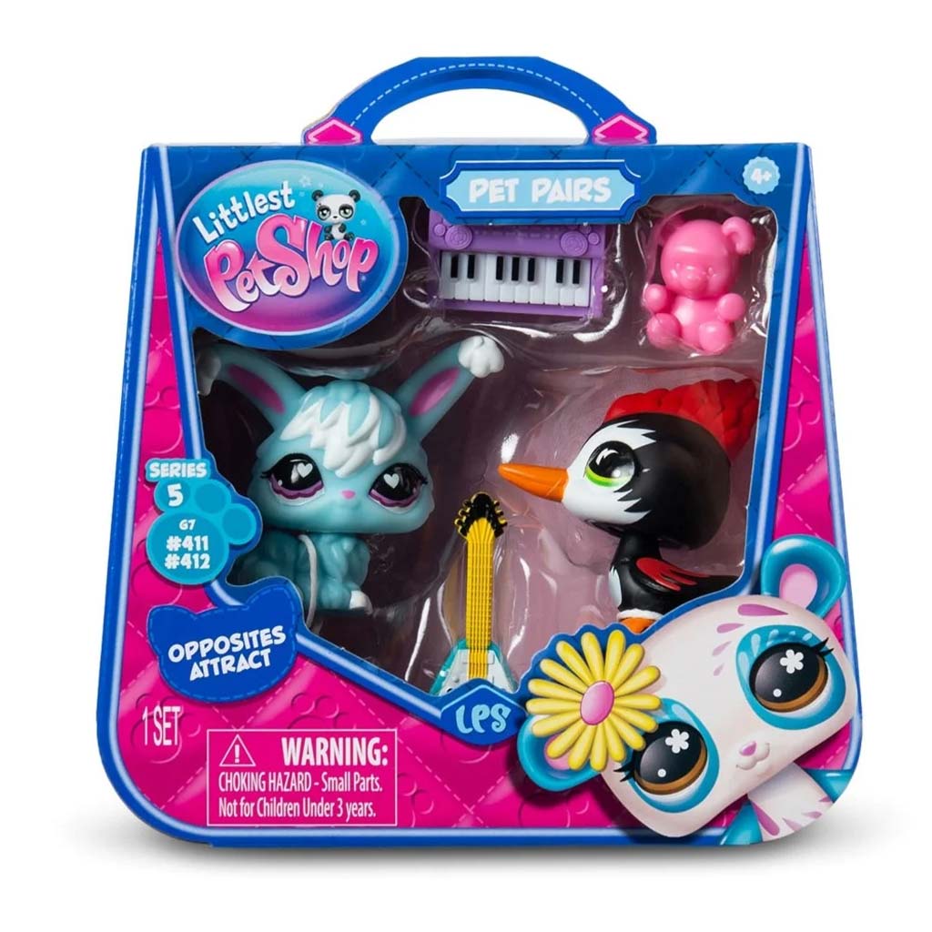 Littlest Pet Shop: Комплект двойни фигурки S5 - Дървесен стършел и Заек изображение 1