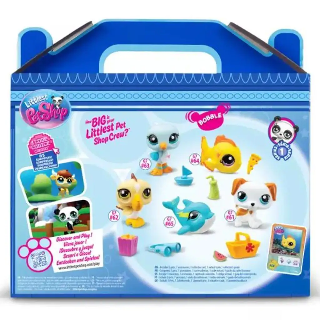 Littlest Pet Shop: Комплект от 5 фигурки 1-ва серия - Плаж изображение 3