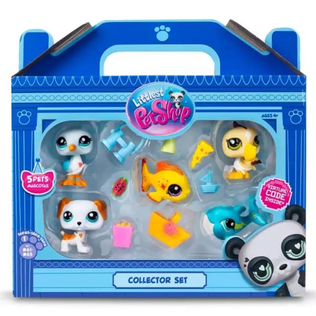 Littlest Pet Shop: Комплект от 5 фигурки 1-ва серия - Плаж изображение 1
