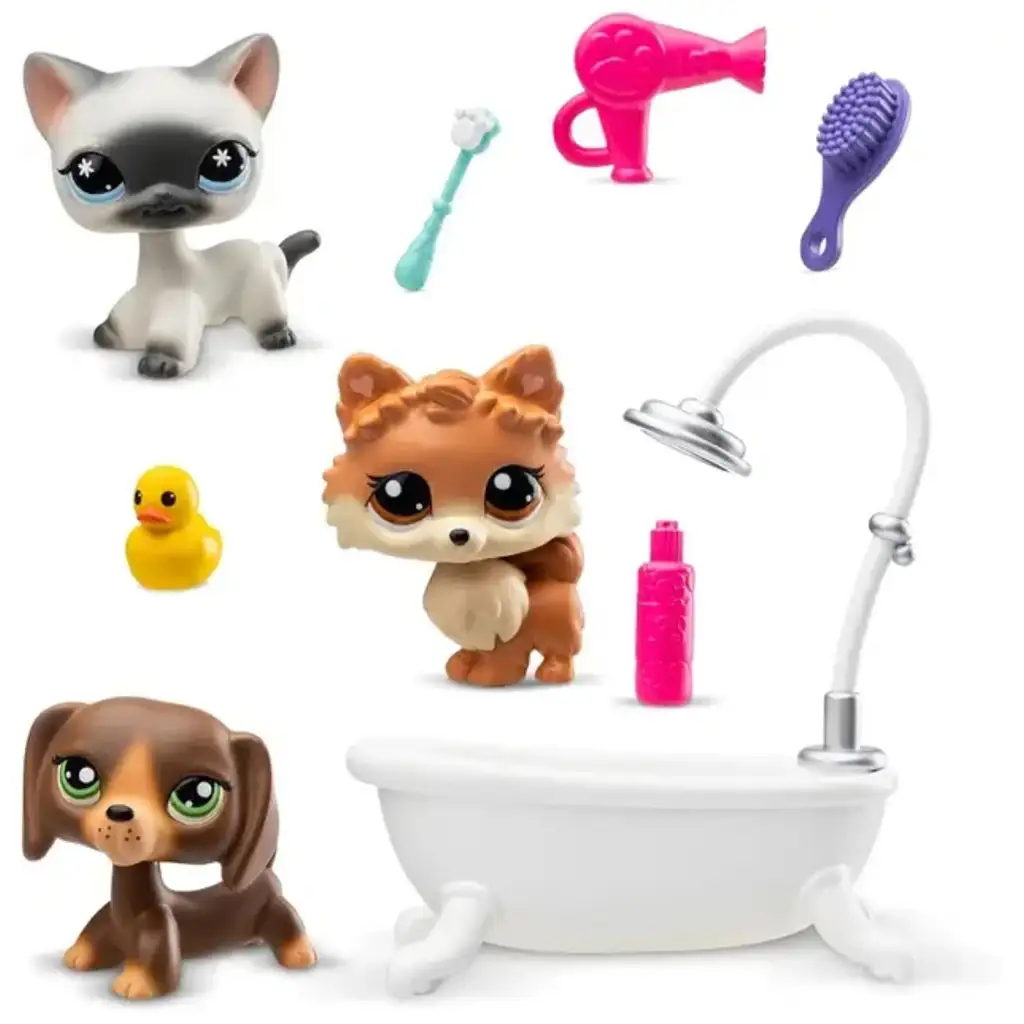 Littlest Pet Shop: Spa 3-бройна фигурка пакет изображение 2