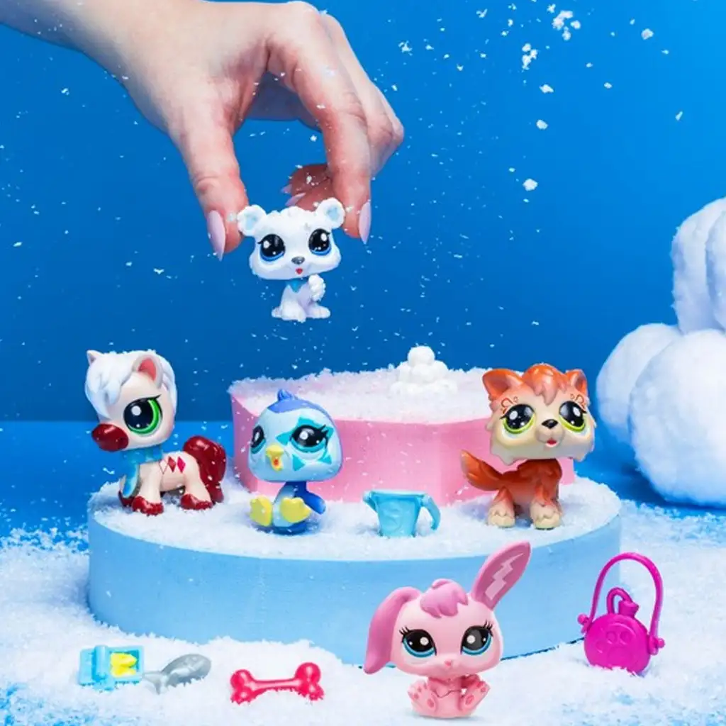 Littlest Pet Shop: Зимни приятели 5бр. фигурен комплект 2-ра серия изображение 3