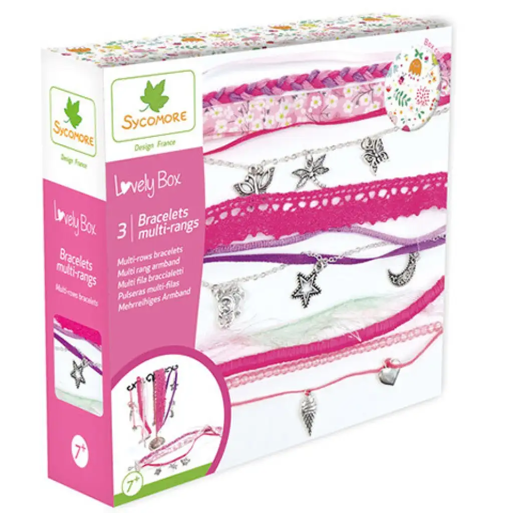 Lovely Box комплект за изработка на гривни 3бр гривни изображение 1