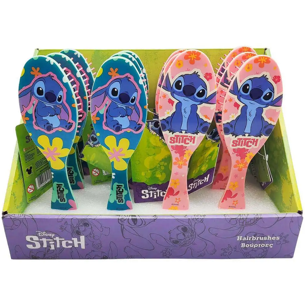 Луна: Четка за коса Lilo и Stitch в различни варианти 1бр изображение 1