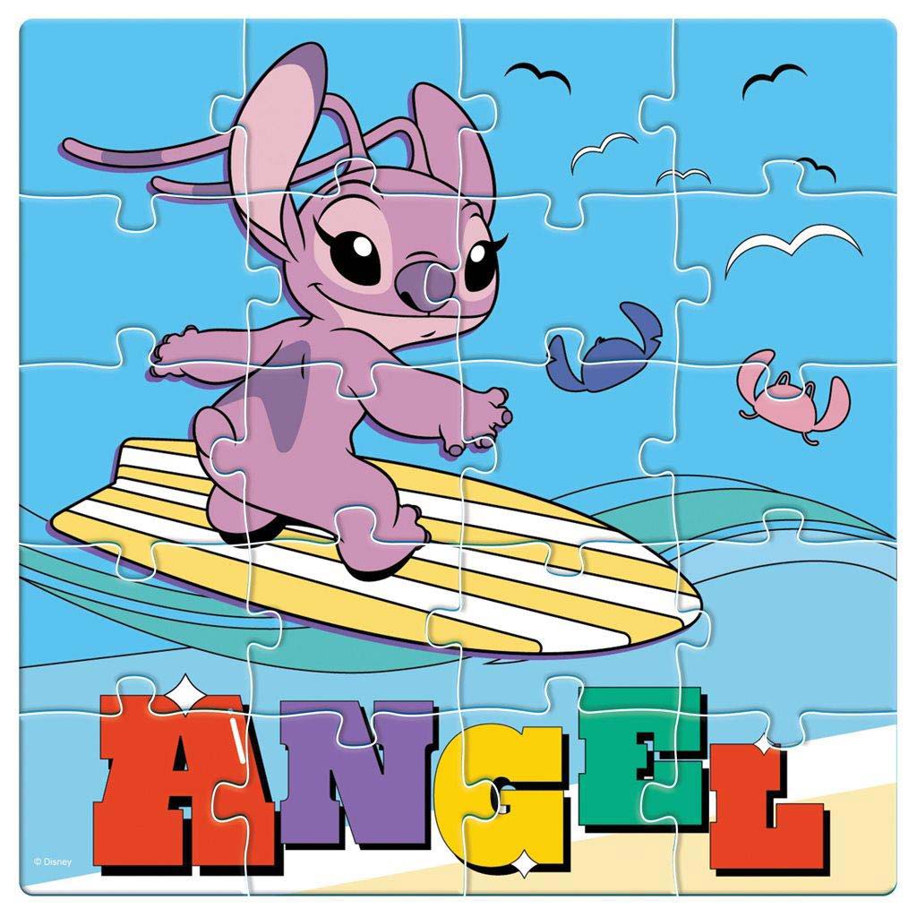 Луна: Disney Lilo и Stitch мотивиран 3x20бр. магнитен пъзел изображение 2