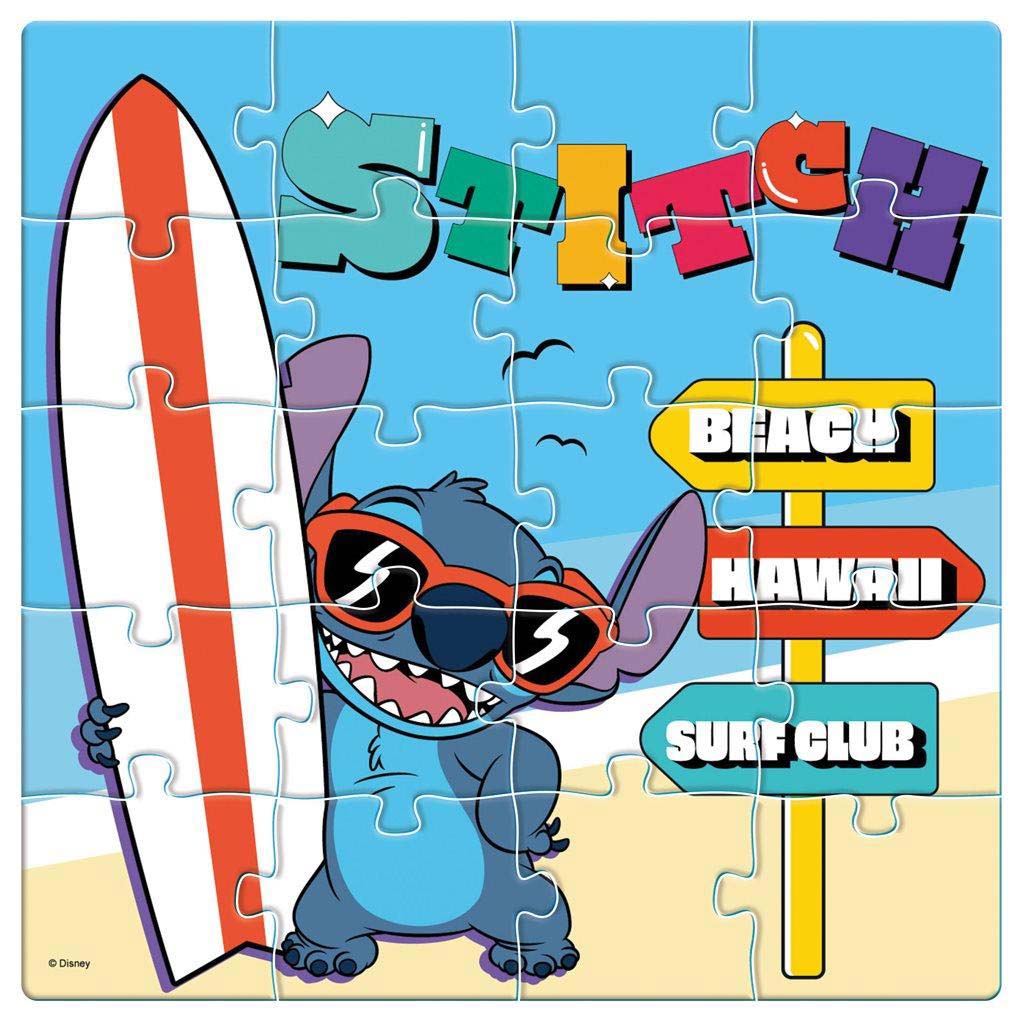 Луна: Disney Lilo и Stitch мотивиран 3x20бр. магнитен пъзел изображение 3
