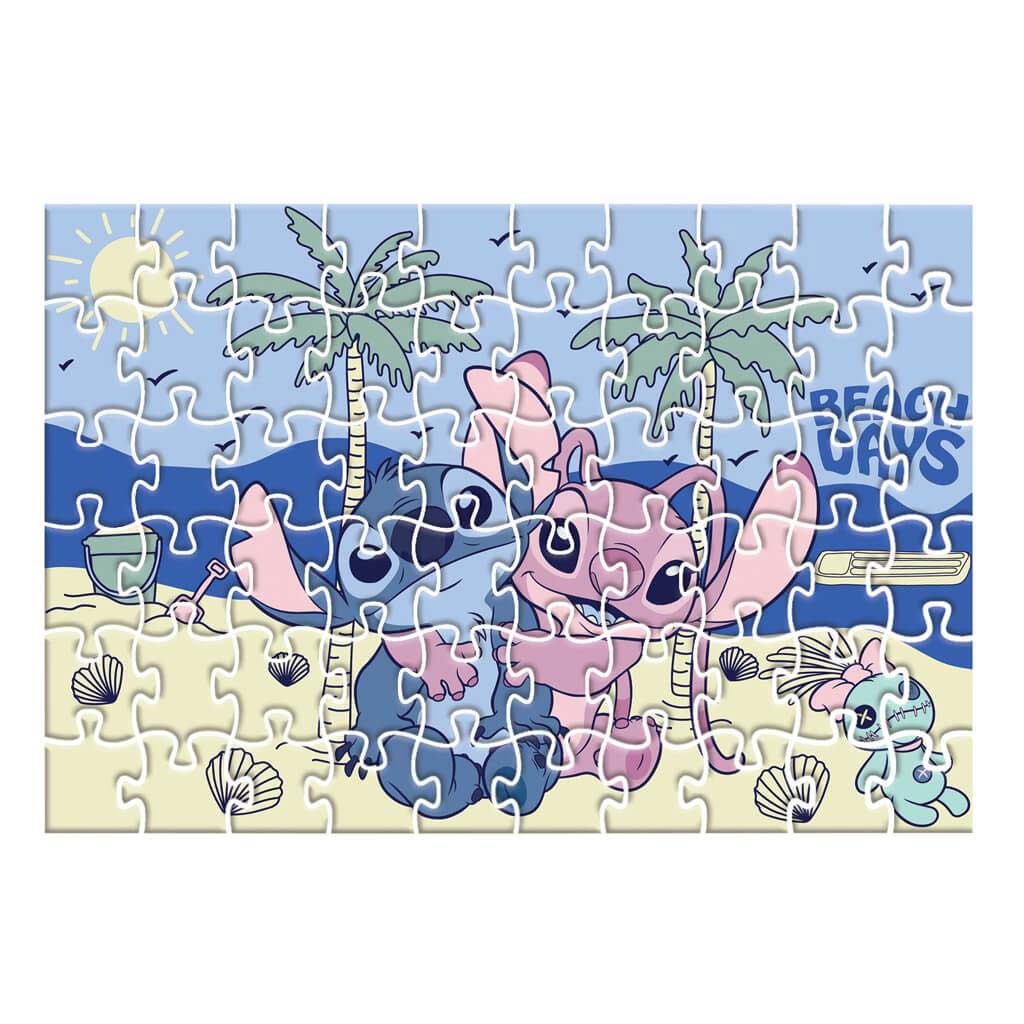 Луна: Disney Stitch 2в1 60бр. пъзел и фигура Stitch изображение 3