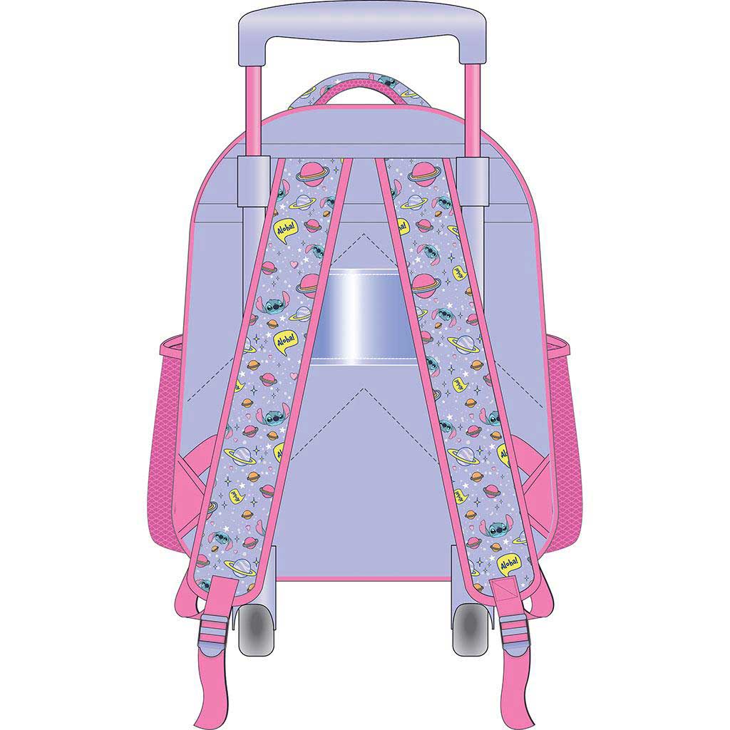 Луна: Disney Stitch Aloha 2-рекисна количка за детска раница 27x10x31cm изображение 2