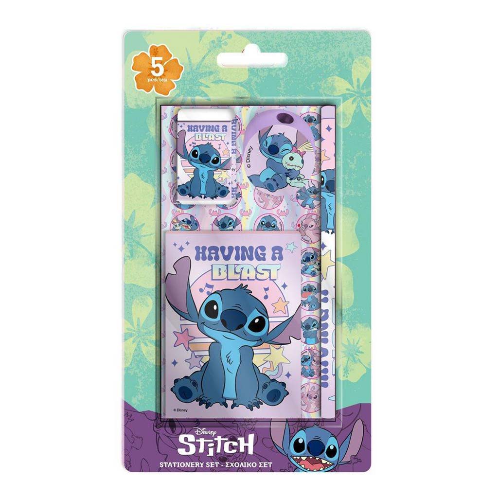 Луна: Disney Stitch комплект от 5 части за писане изображение 1