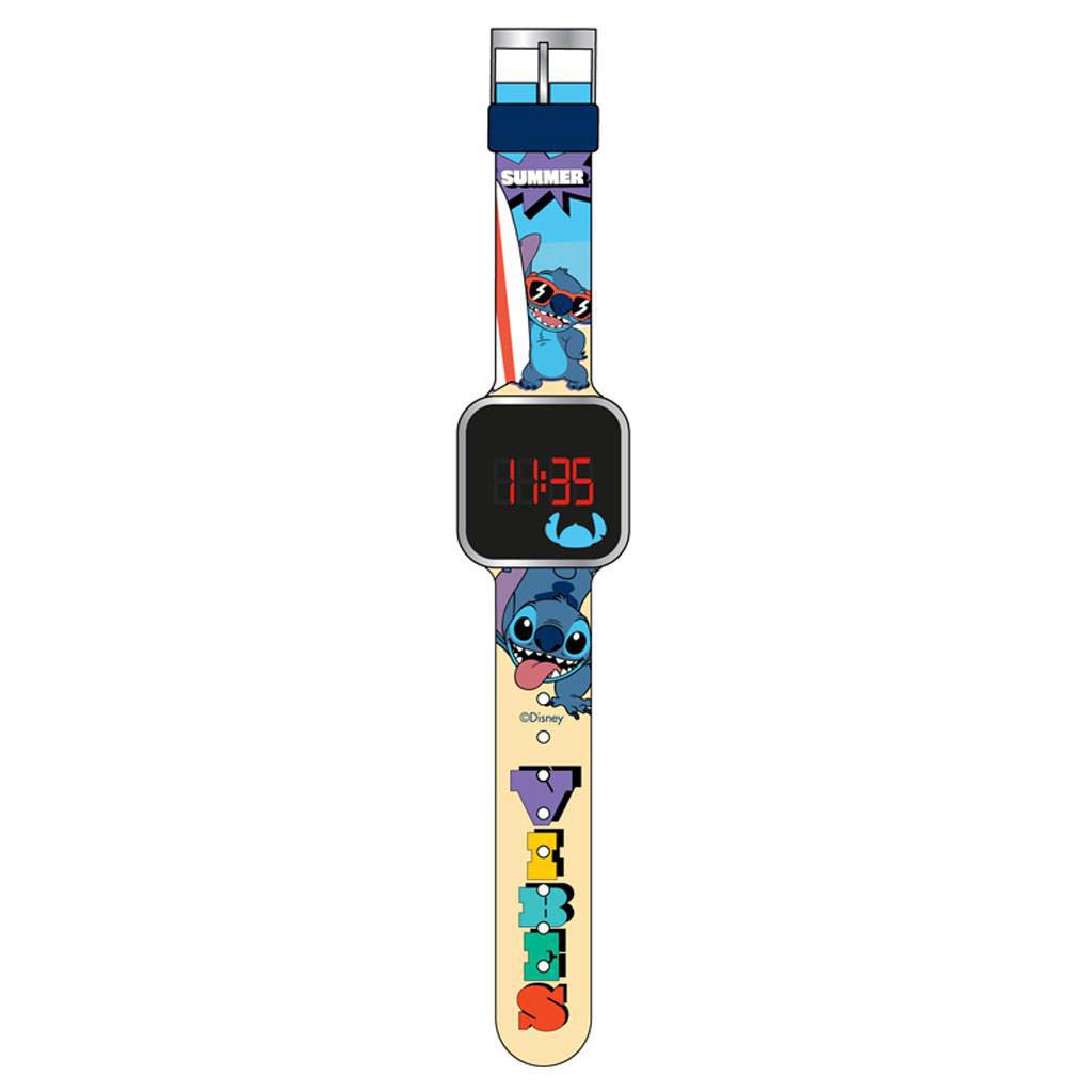 Луна: Disney Stitch LED часовник изображение 2