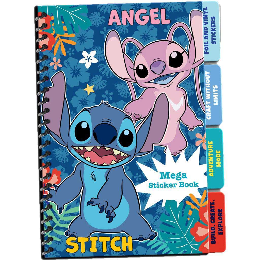 Луна: Disney Stitch Мега стикер тетрадка изображение 1