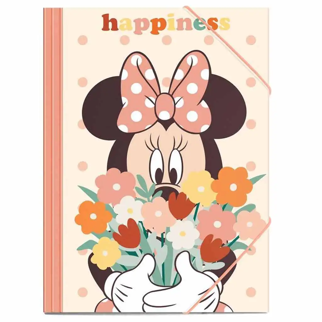 Луна: Гумена папка Minnie мишка за A/4 листа 25x35см изображение 1