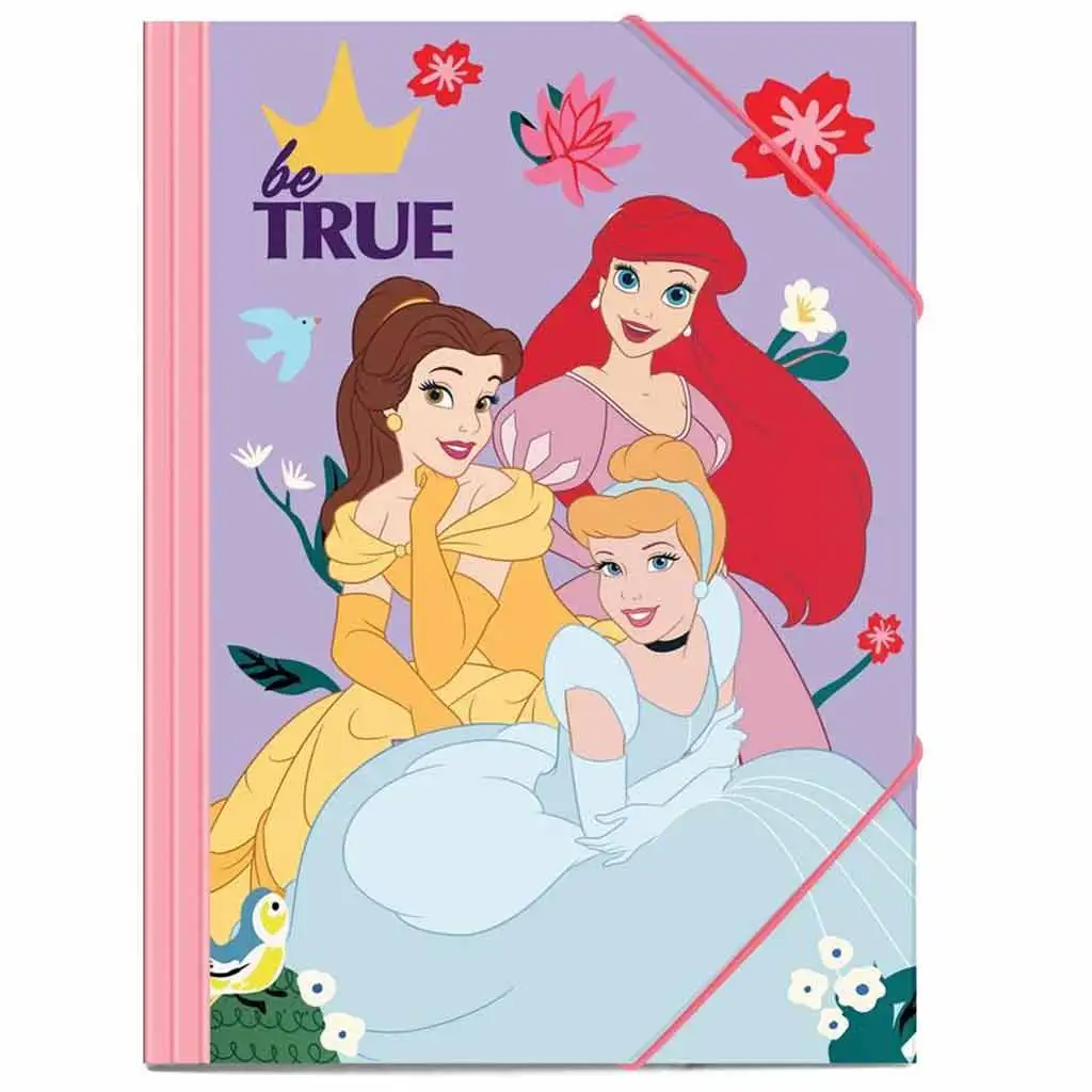 Луна: Гумена папка с принцеси на Disney за A/4 листа 25x35см изображение 1
