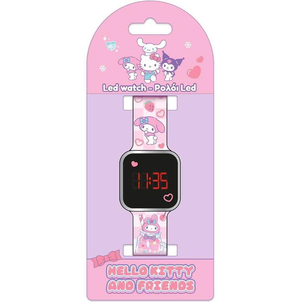 Луна: Hello Kitty My Melody LED часовник изображение 1