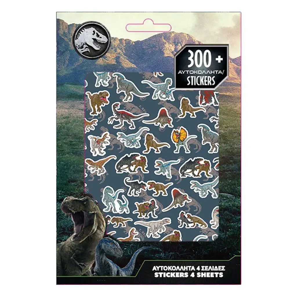 Луна: комплект стикери Jurassic World 300 части изображение 1