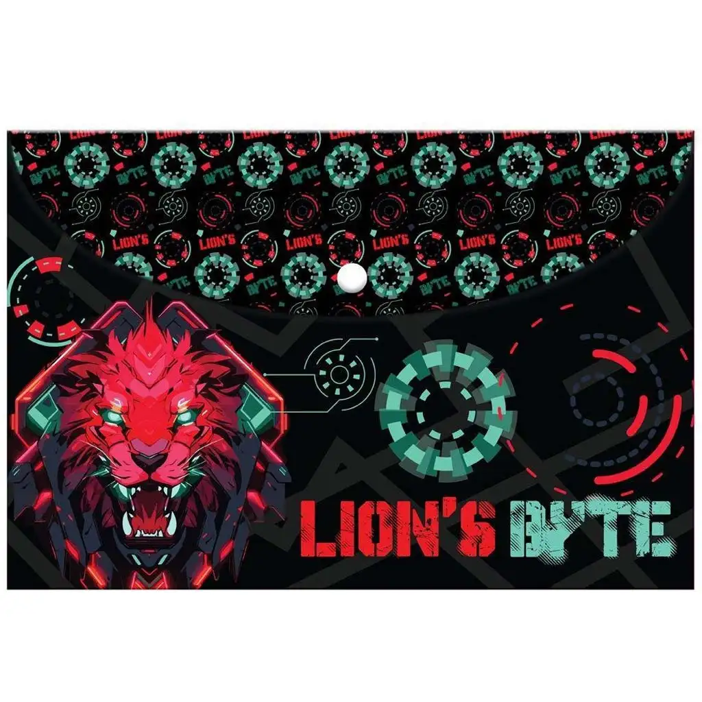 Луна: Lion's Byte Папка с капак A4 изображение 1