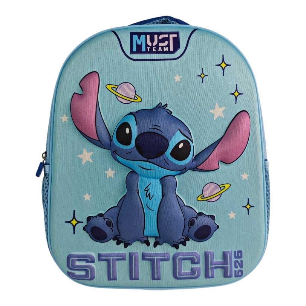 Луна: Must Team 3D Stitch в космоса шарен заоблен детски ранец 26x10x32 см изображение 1
