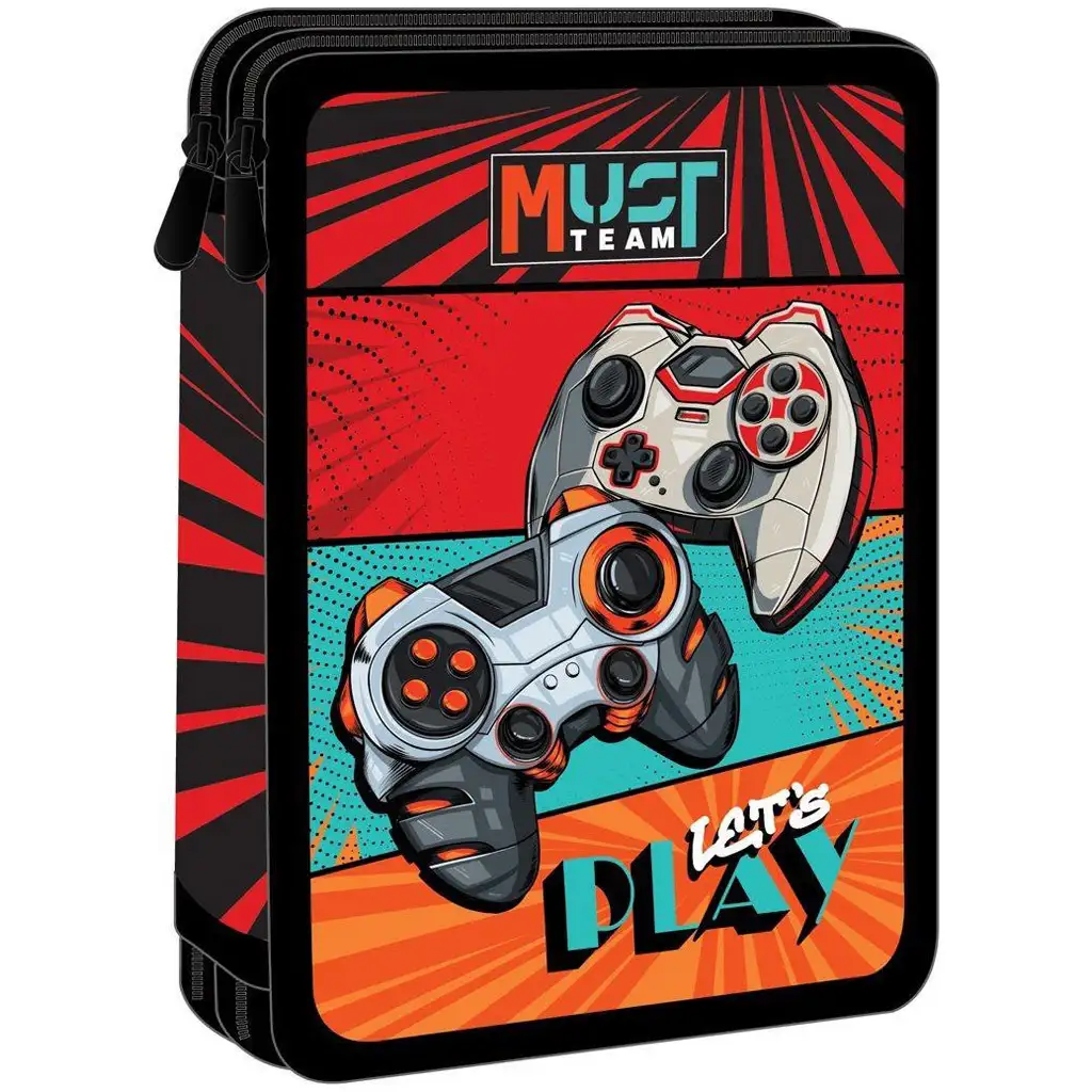 Луна: Must Team Let's play gamer мотивиран 2-етажен пълен несесер изображение 1