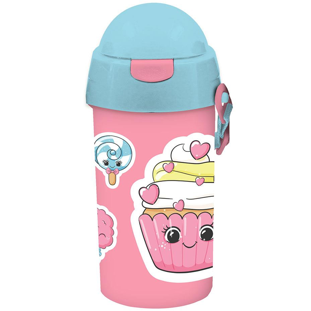 Луна: Must Team момичешка пластмасова бутилка 500ml 1бр изображение 3