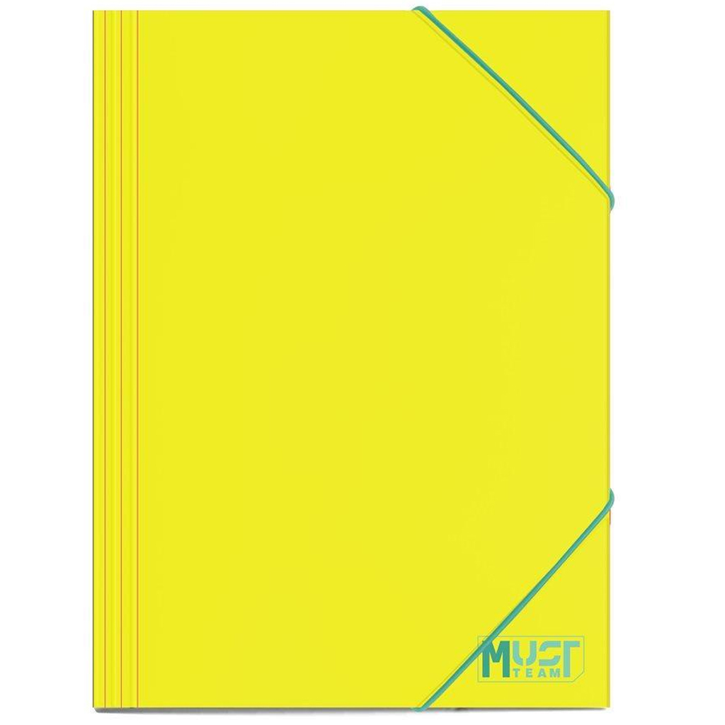 Luna: Must Team жълта гумена папка 25x35cm изображение 1