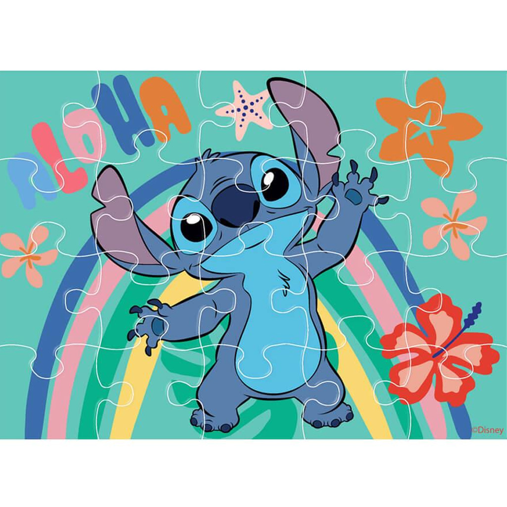 Луна: Пъзел комплект Stitch 4в1 изображение 4