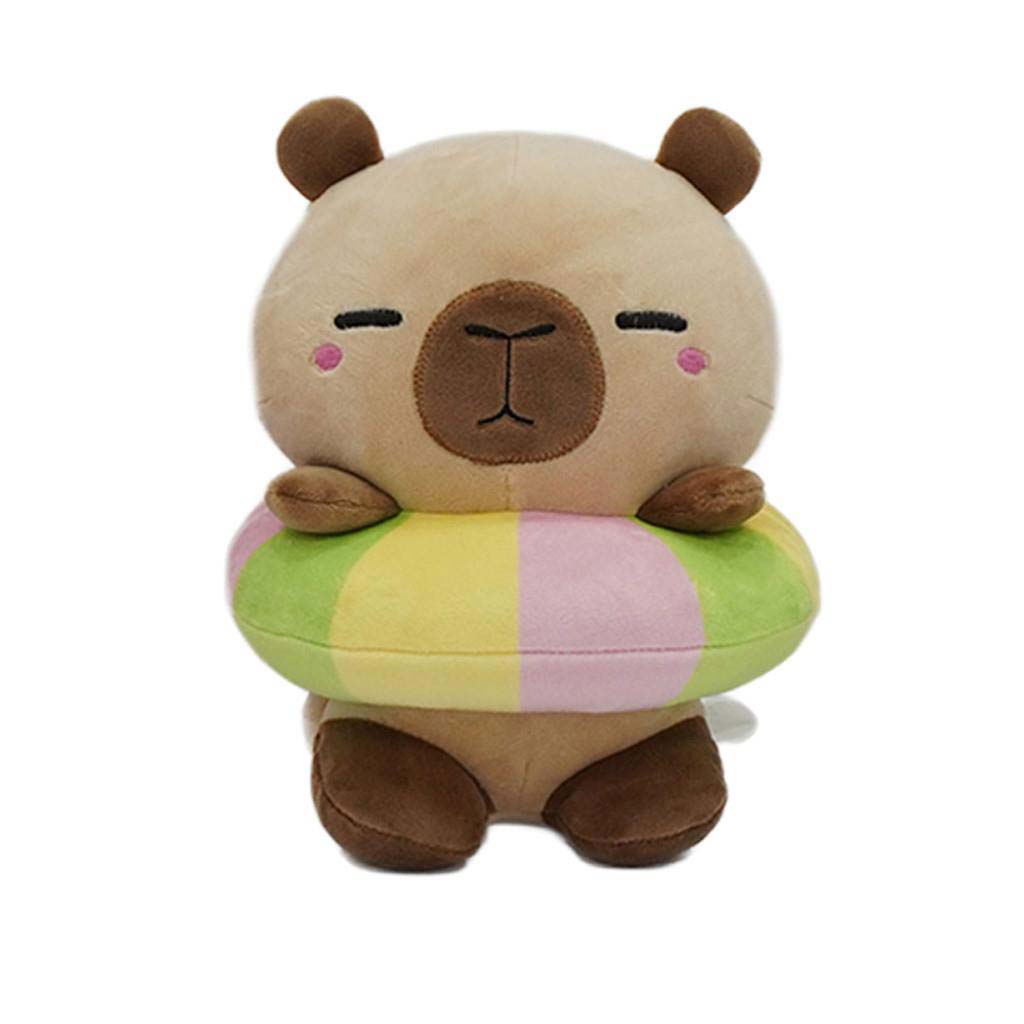 Луна: Squishcuties Капибара плюш в цветен поничка 21см изображение 2
