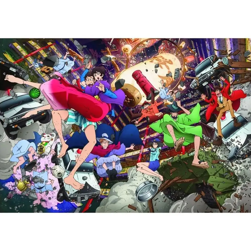 Lupin the 3rd 1500-частичен компактен пъзел - Clementoni изображение 2