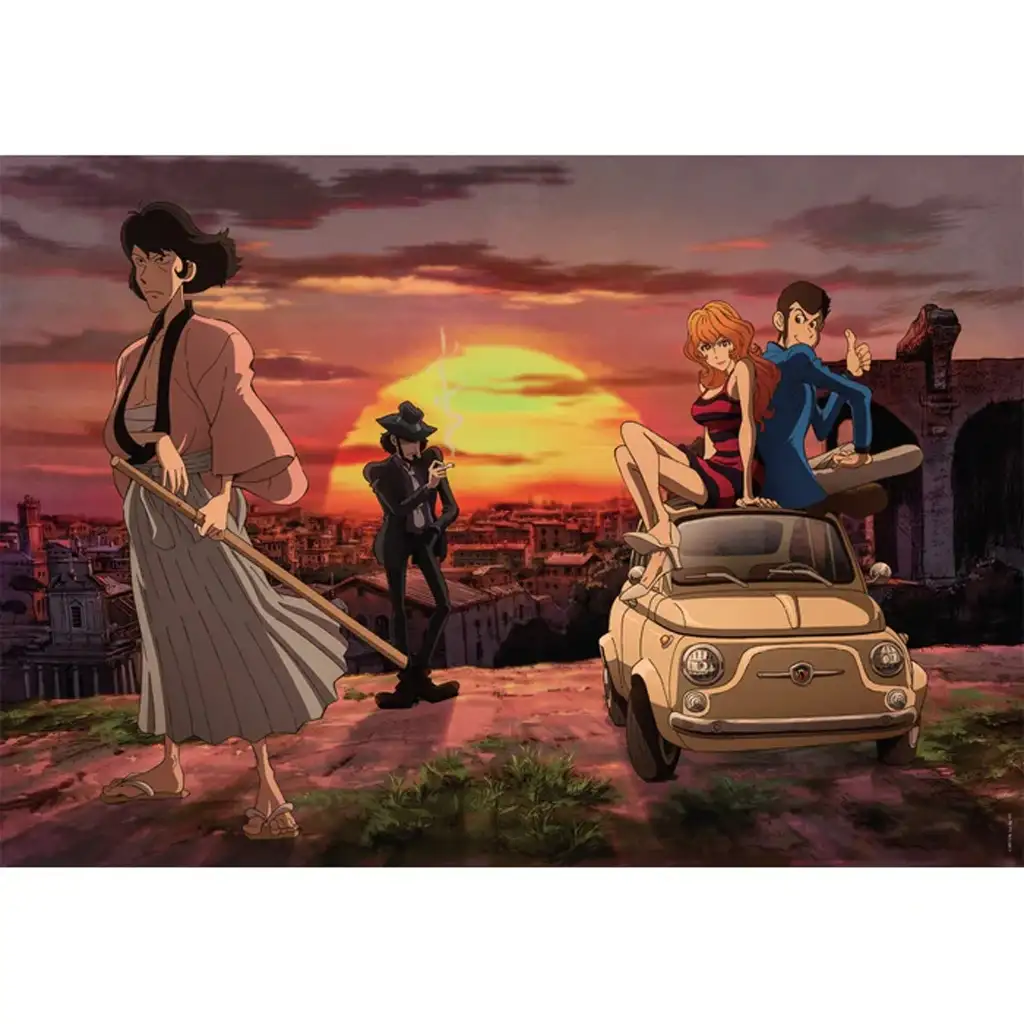 Lupin the 3rd - Италианска работа 1000 части пъзел - Clementoni изображение 2