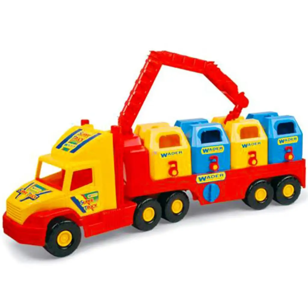 Magic Truck: Селекционен камион за боклук 80см - Wader изображение 2