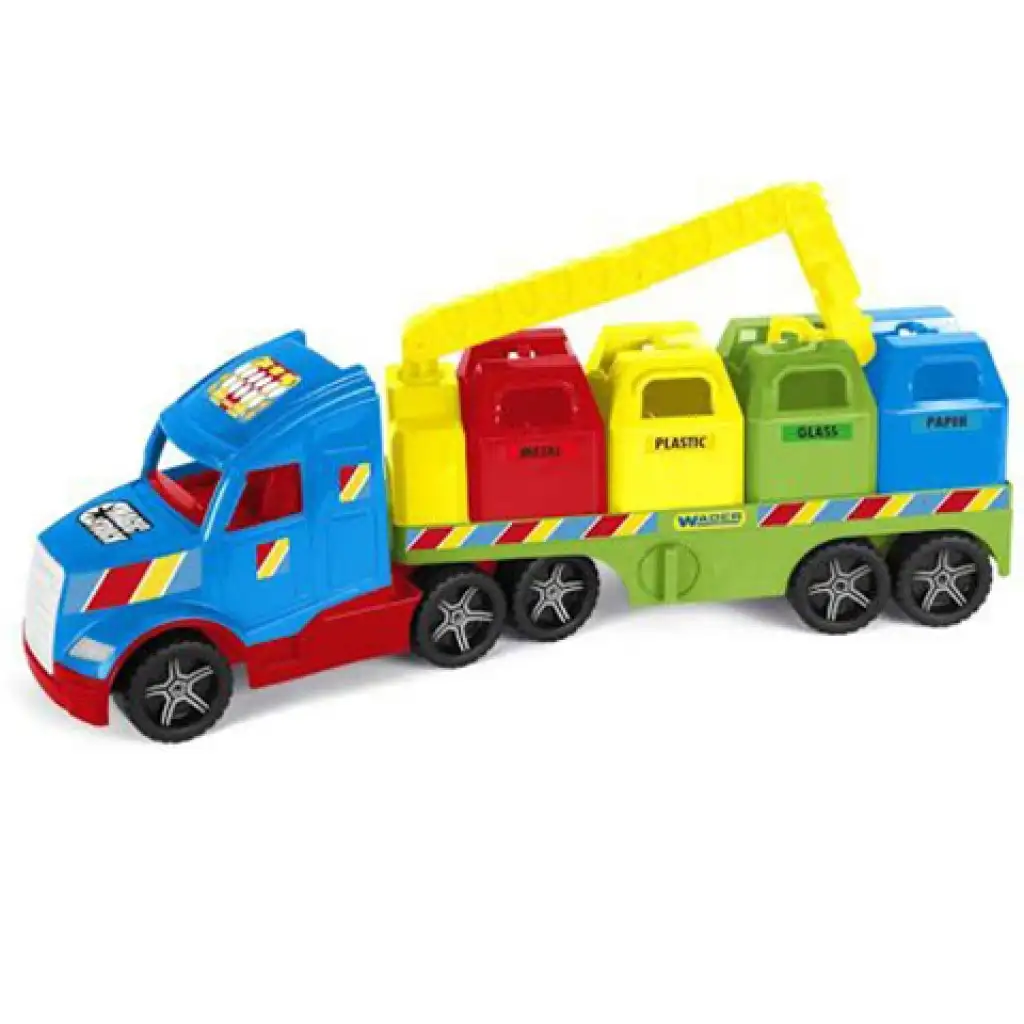 Magic Truck: Селекционен камион за боклук 80см - Wader изображение 3
