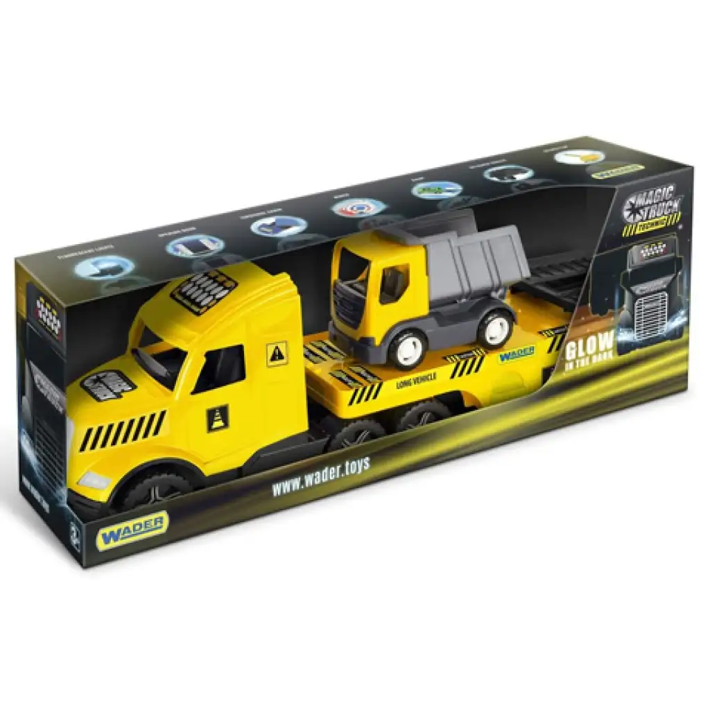 Magic Truck Technic камион с камион 79см - Wader изображение 1
