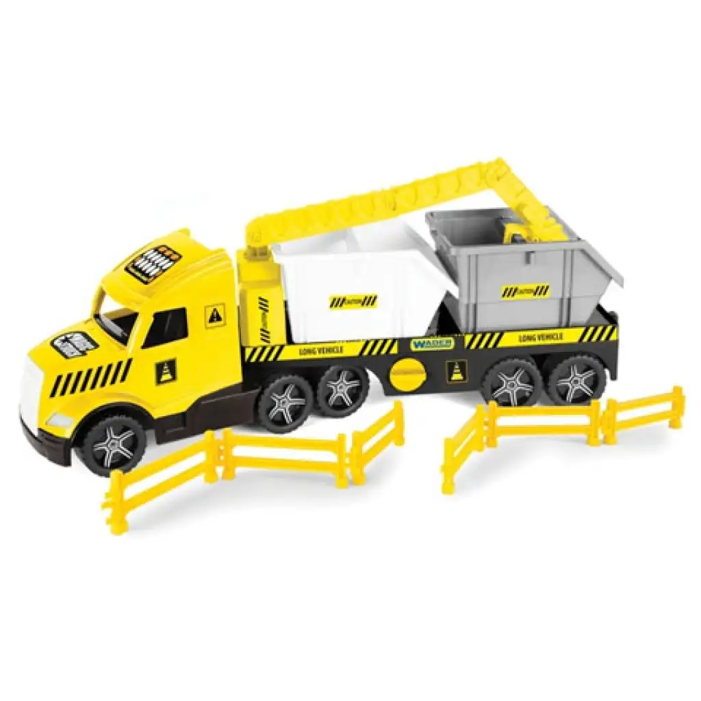 Magic Truck Technic: Камион с контейнер и светлина 80см - Wader изображение 2