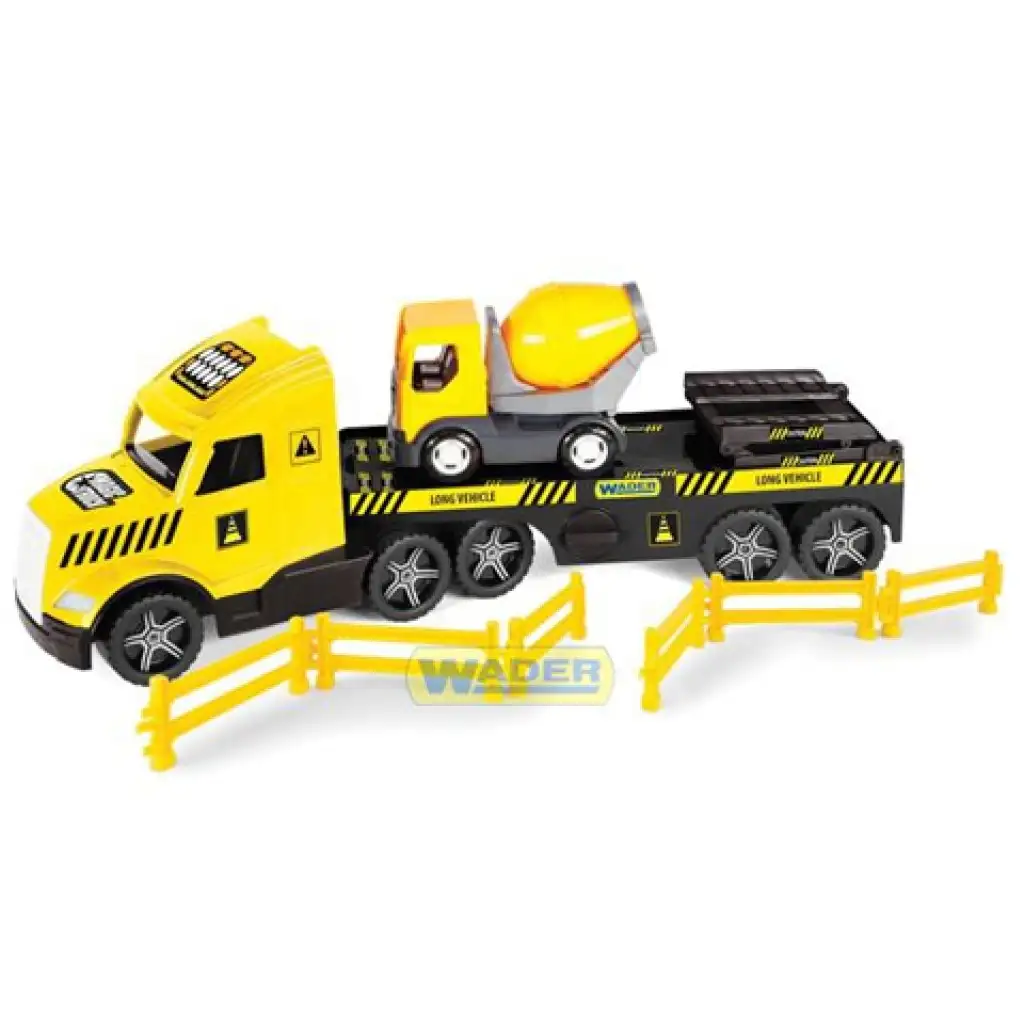 Magic Truck Technic миксер камион с бетоновоз 79см - Wader изображение 2