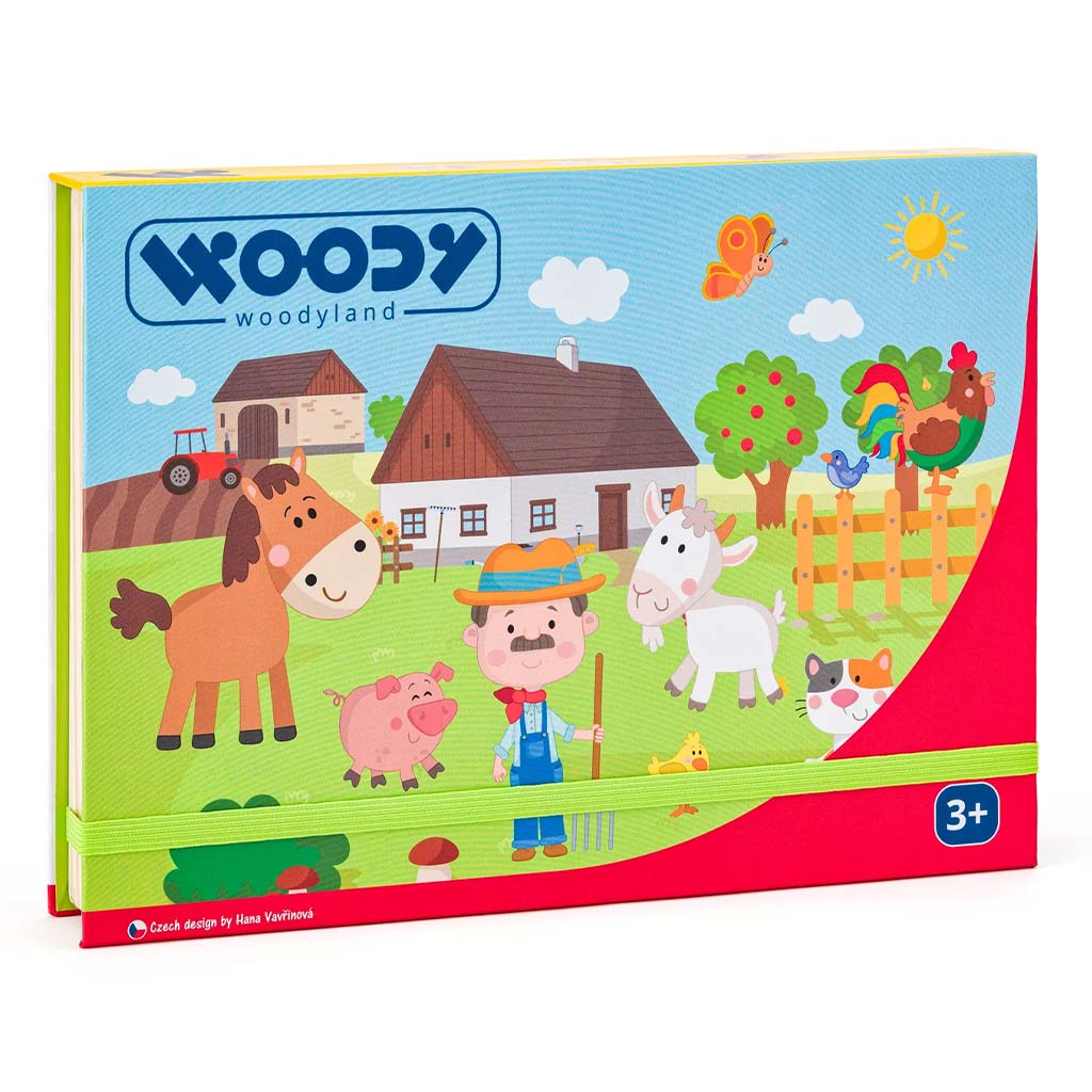 Магнитен пъзел в кутия - Ферма - Woodyland изображение 1