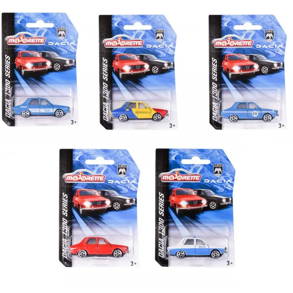 Majorette: Dacia 1300 серия автомобилни модели в различни варианти 1/64 1бр - Simba Toys изображение 1
