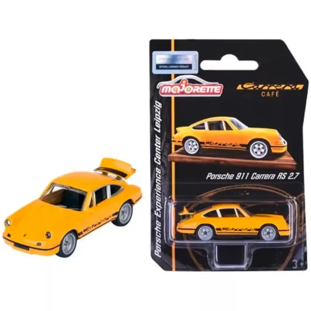 Majorette: Porsche 911 Carrera RS 2.7 малка кола 1/64 - Simba Toys изображение 1