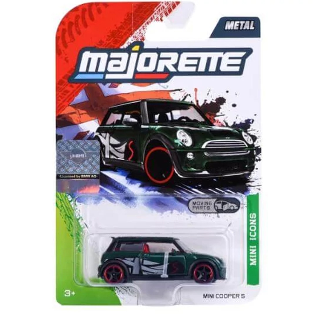 Majorette: Премиум автомобилен модел - Мини Джон Купър S - зелен - Simba Toys изображение 1