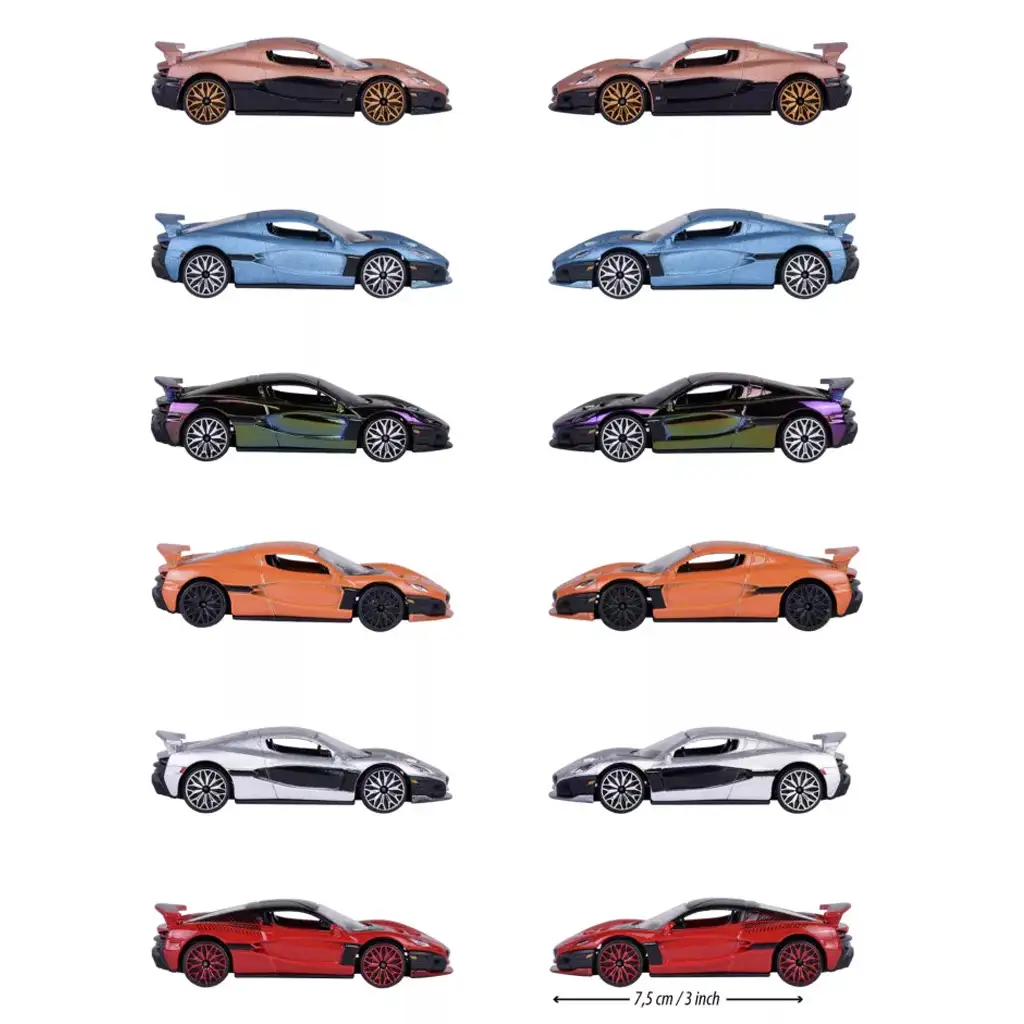 Majorette: Rimac Nevera Edition метални автомобилни модели в различни версии 1/64 1бр изображение 4