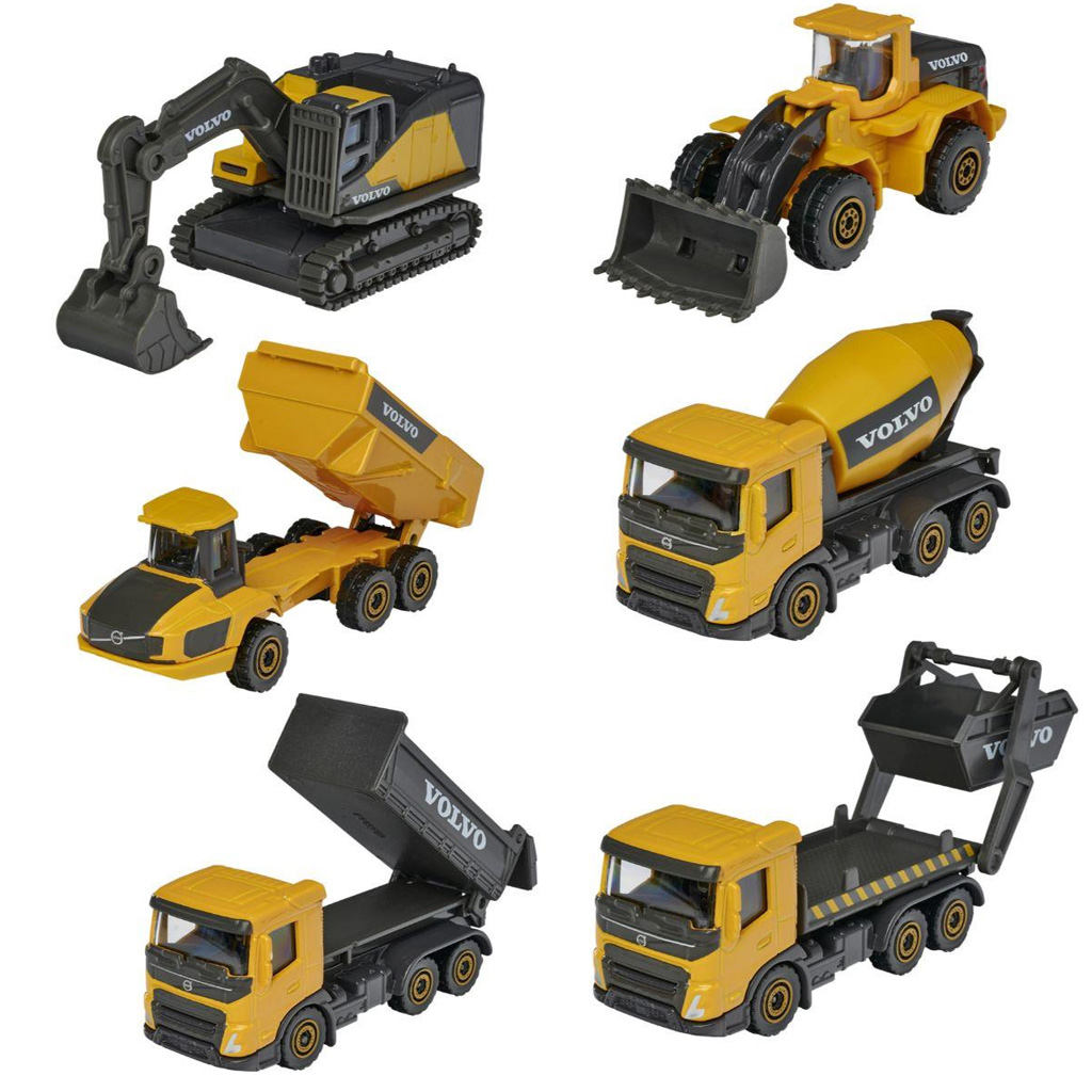 Majorette: Строителни Volvo машини в различни варианти 1бр - Simba Toys изображение 2