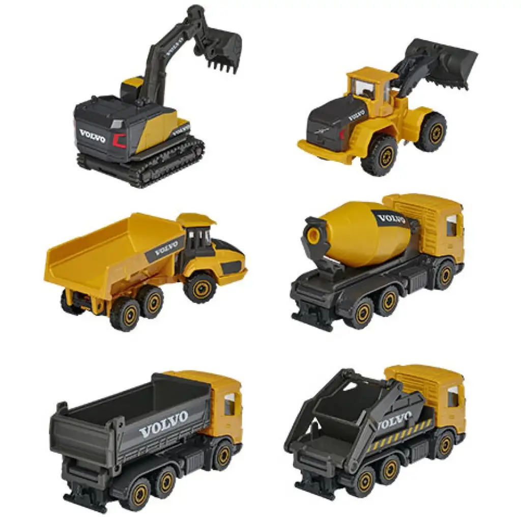 Majorette - Volvo Edition строителни машини в различни варианти - Simba Toys изображение 3