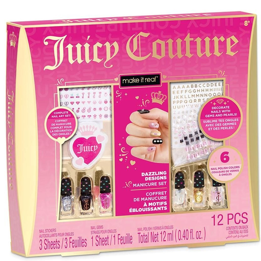 Make It Real: Juicy Couture блестящи нокти маникюр комплект изображение 1