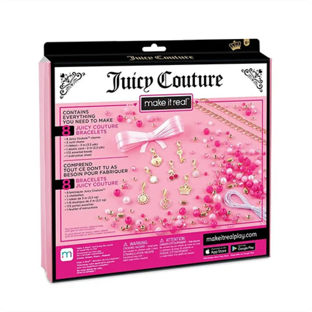Make It Real: Juicy Couture гривни - Само розово изображение 2