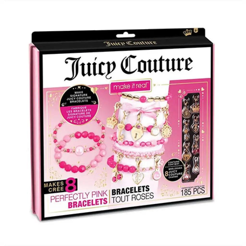 Make It Real: Juicy Couture гривни - Само розово изображение 1