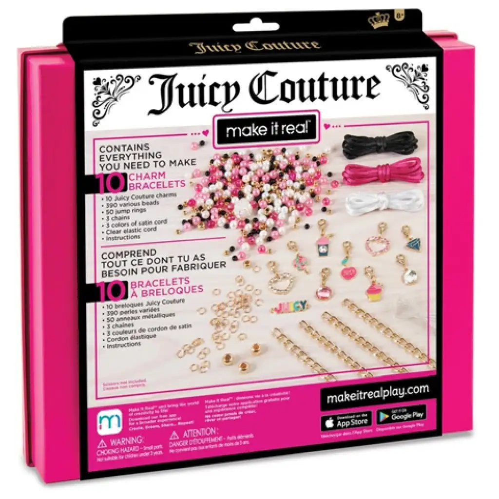 Make It Real: Juicy Couture розов и блестящ комплект за изработка на бижута изображение 2