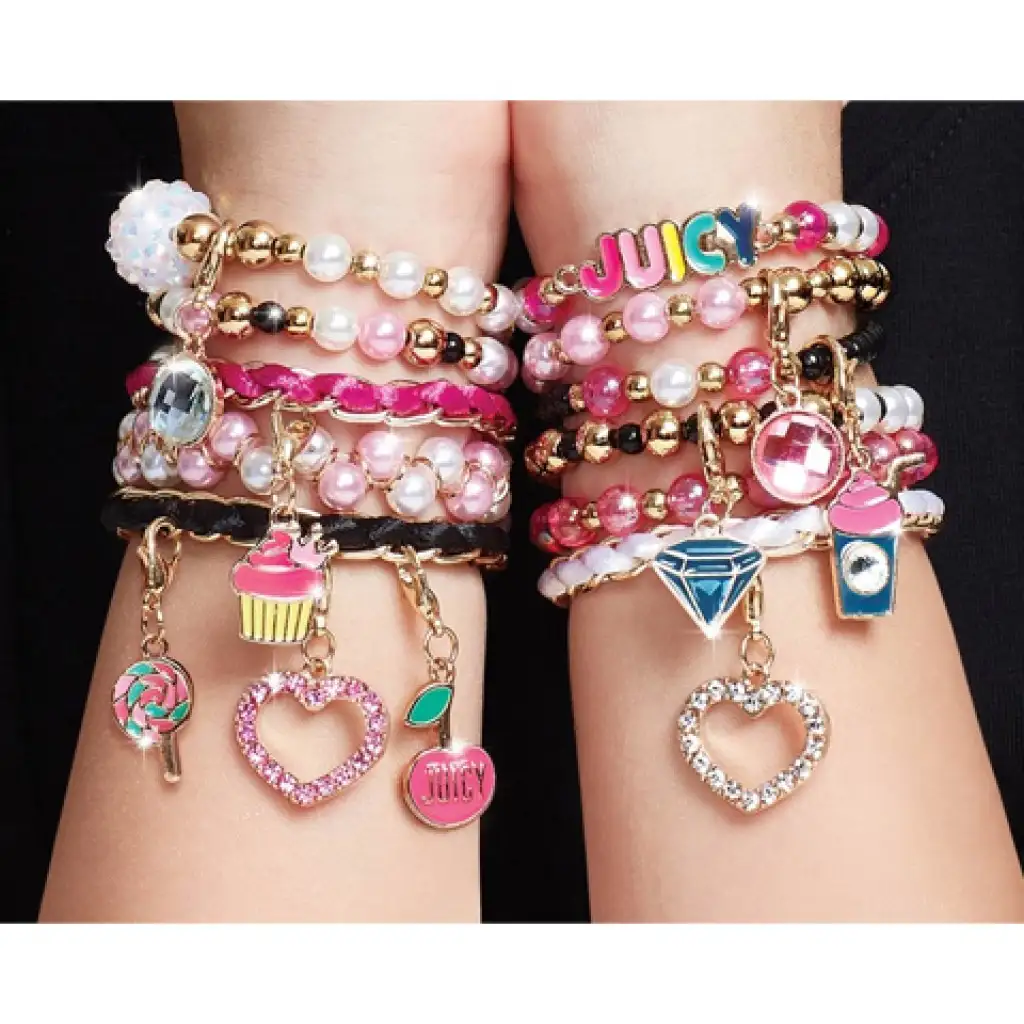 Make It Real: Juicy Couture розов и блестящ комплект за изработка на бижута изображение 5