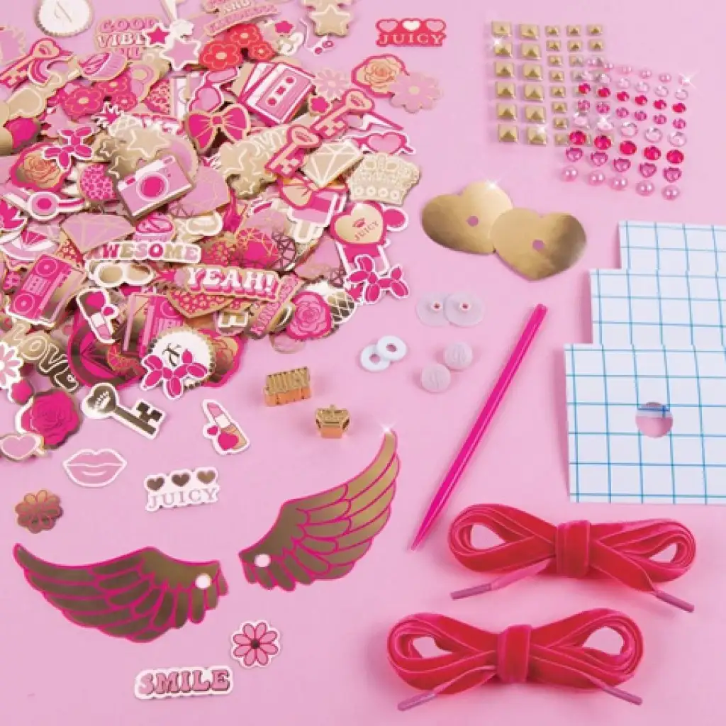 Make it Real: Juicy Couture -  Sticker Chic обувка декорираща креативен комплект изображение 2