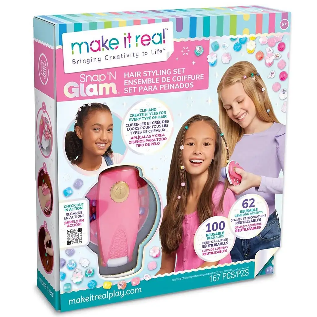 Make It Real: Красота, блестящи косми перли креативен комплект изображение 1