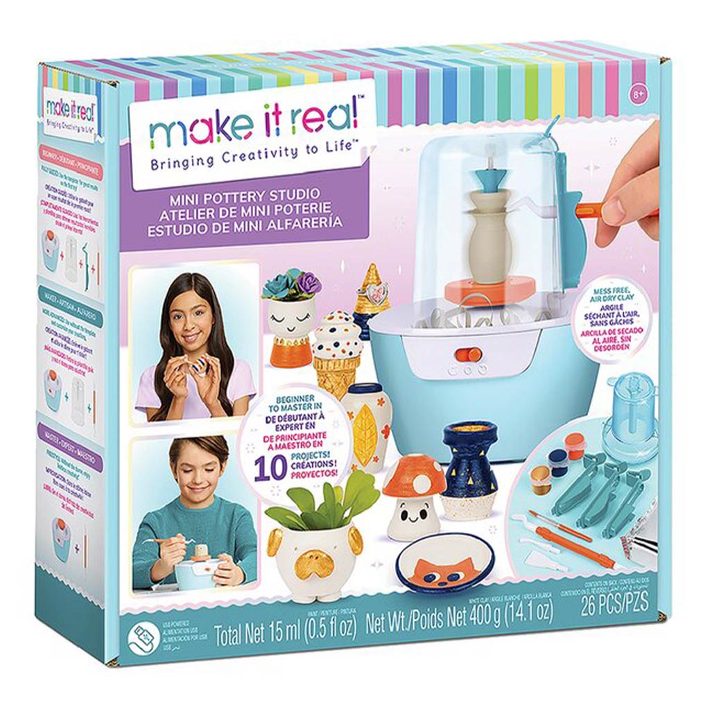 Make It Real: Мини глинен въртящ се комплект изображение 1