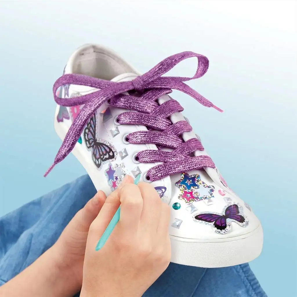Make It Real: Sticker Chic Декорация за обувки - Пеперуди изображение 3