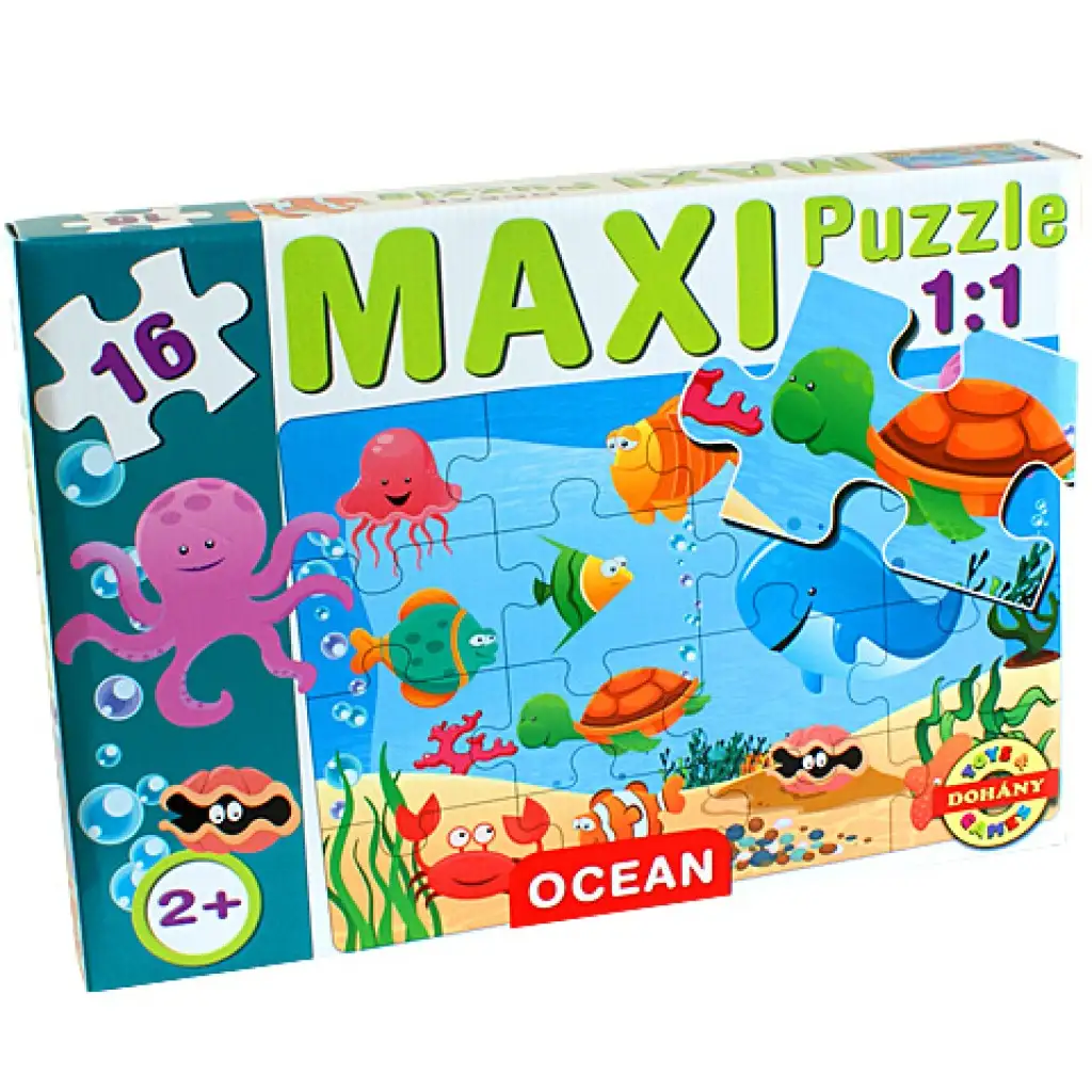 Макси пъзел с морски животни - D-Toys изображение 1