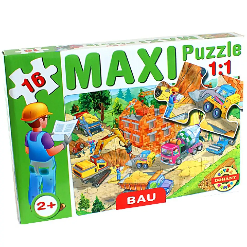 Макси пъзел Строителство - D-Toys изображение 1